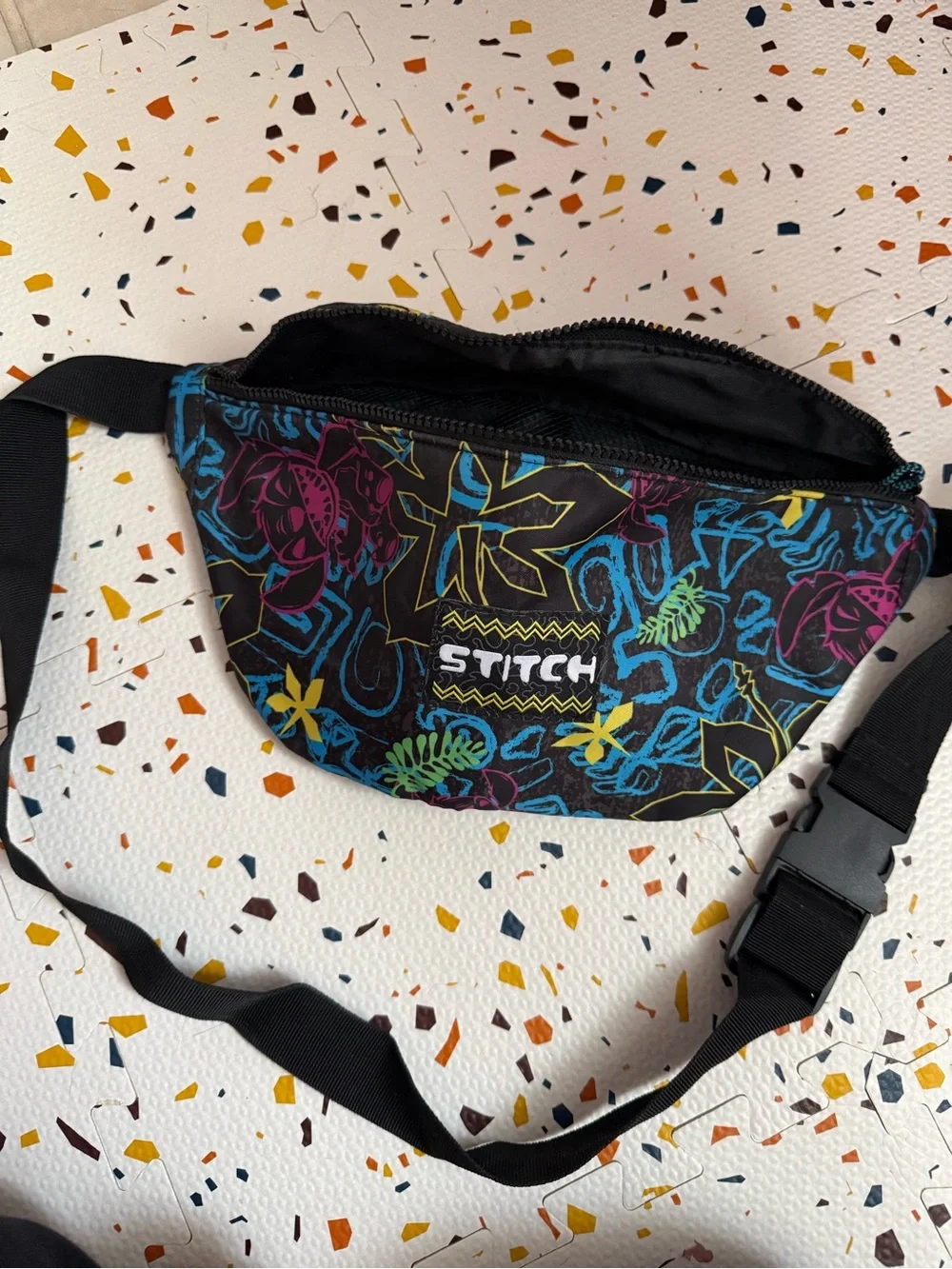 Colorful Disney Stitch belt bag